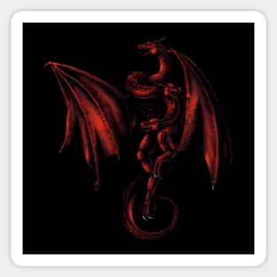 Red Dragon Sticker